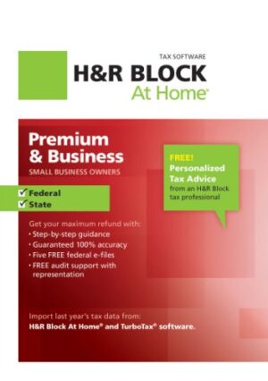 H&R Block At Home Premium & Business 2012 Win [Download]