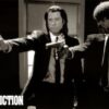 Pulp Fiction Duo Guns Vincent and Jules John Travolta and Samuel L. Jackson Poster, 24 by 36-Inch