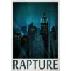 (13×19) Rapture Retro Travel Poster