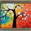 Diy oil painting, paint by number kit- Abstract tree? 16*20 inch.
