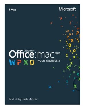 Office Mac 2011 Home and Business 2011 – 1 Mac/1 User [Download]
