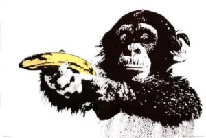 GB Eye Monkey Banana Shoot Poster