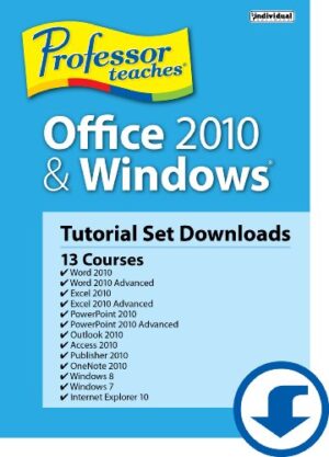Professor Teaches Office 2010 & Windows Tutorial Set [Download]