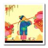 ht_109916_3 Florene Art Deco and Nouveau – Art Deco Digital Painting The Chinese Fairytale – Iron on Heat Transfers – 10×10 Iron on Heat Transfer for White Material