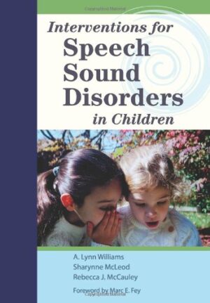 Interventions for Speech Sound Disorders in Children (CLI)