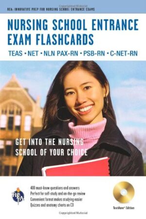 Nursing School Entrance Exams (TEAS) Flashcard Book Premium Edition w/CD-ROM (Nursing Test Prep)