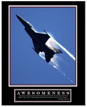 Awesomeness Barney Stinson Quote Poster