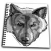 db_23202_1 Art of Jolie E Bonnette Creatures – Wolf Head Digital Animal Wildlife Painting – Drawing Book – Drawing Book 8 x 8 inch