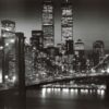 GB Eye Brooklyn Bridge Night Poster