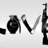 Steez (Love, Weapons) Art Poster Print – 24×36 Poster Print by Steez , 36×24 Fine Art Poster Print by Steez , 36×24