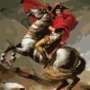 Diy home decor digital canvas oil painting by number kits Napoleon 16*20 inch.