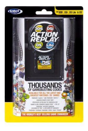 Action Replay for Nintendo 3DS, DSI, DS Lite and DS – DSi Yellow