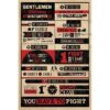 Fight Club Rules Movie Poster