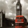 London-Red Bus-Big Ben, Photography Poster Print, 24 by 36-Inch