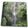 3dRose db_29342_1 Waterfall in Hawaii Nature Travel Photography-Drawing Book, 8 by 8-Inch