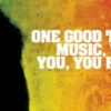 Bob Marley “One Good Thing About Music”, Music Slim Poster Print, 12 by 36-Inch