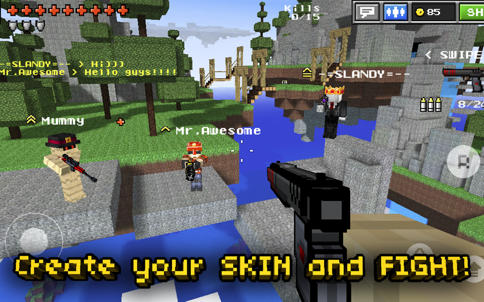 Pixel Gun 3d. Pixel Day - Gun z. Toon Shooters. Взломанная игра пиксель