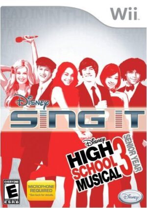 Wii Disney High School Musical 3 Senior Year Sing It – Microphone Required