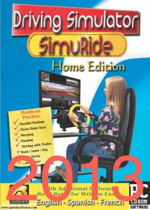 Driving Simulation and Road Rules Test Preparation – 2013 SimuRide Home Edition – Driver Education [Interactive DVD]
