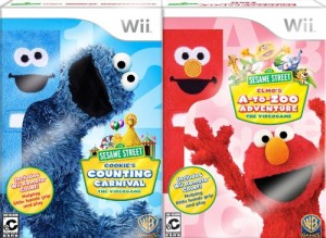Sesame Street Play & Learn Bundle (Cookie & Elmo) – Nintendo Wii