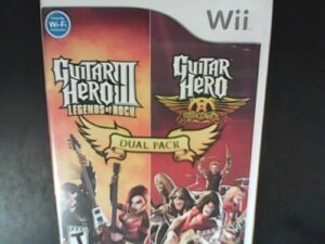Dual Pack Guitar Hero III and Guitar Hero Aerosmith – Nintendo Wii